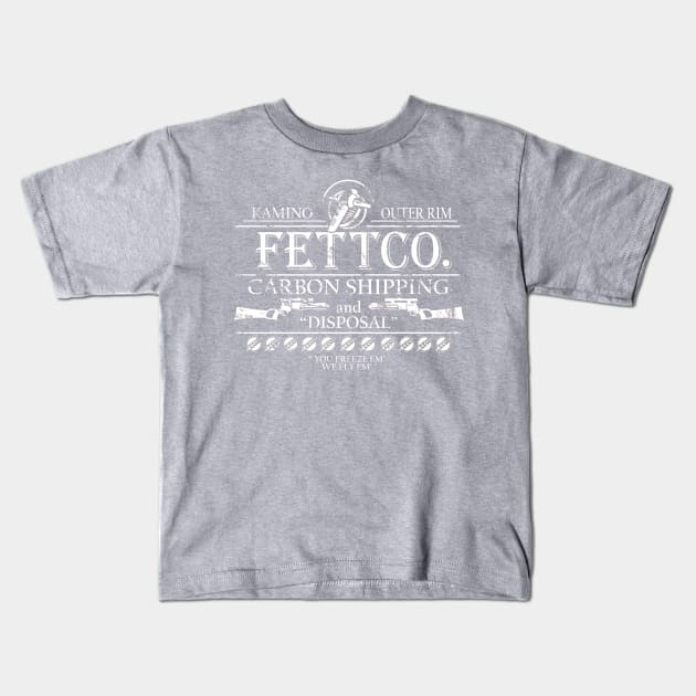 FettCo. Kids T-Shirt by CreativeOutpouring